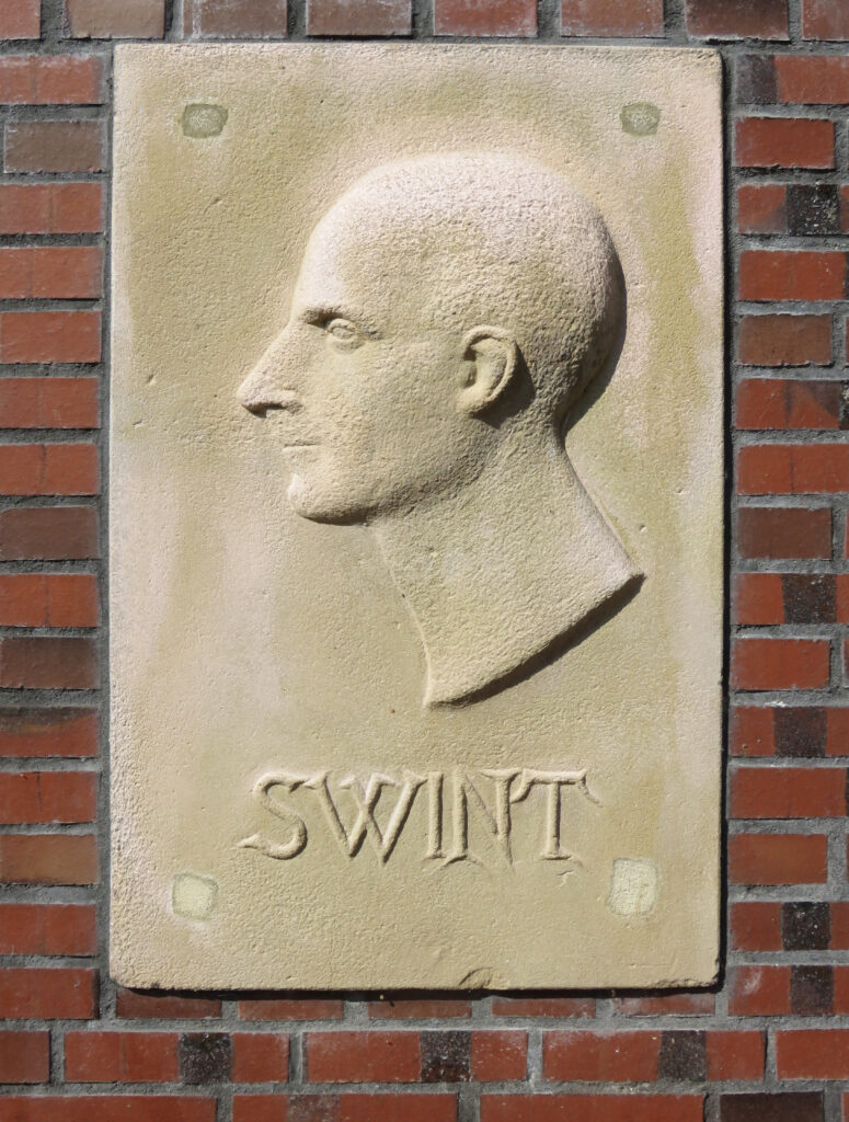 Monument Johannes Swint. Foto - Dettie Veltman, Collectie Kunstpunt Groningen